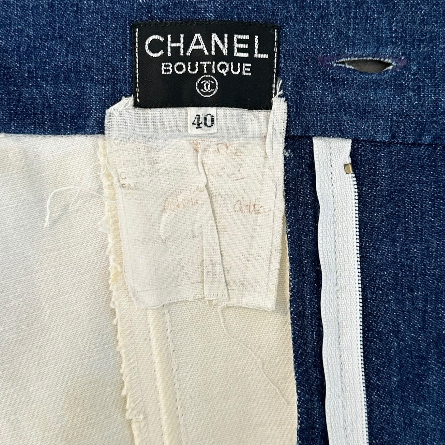 ‘80s Chanel Denim 3 Piece Set