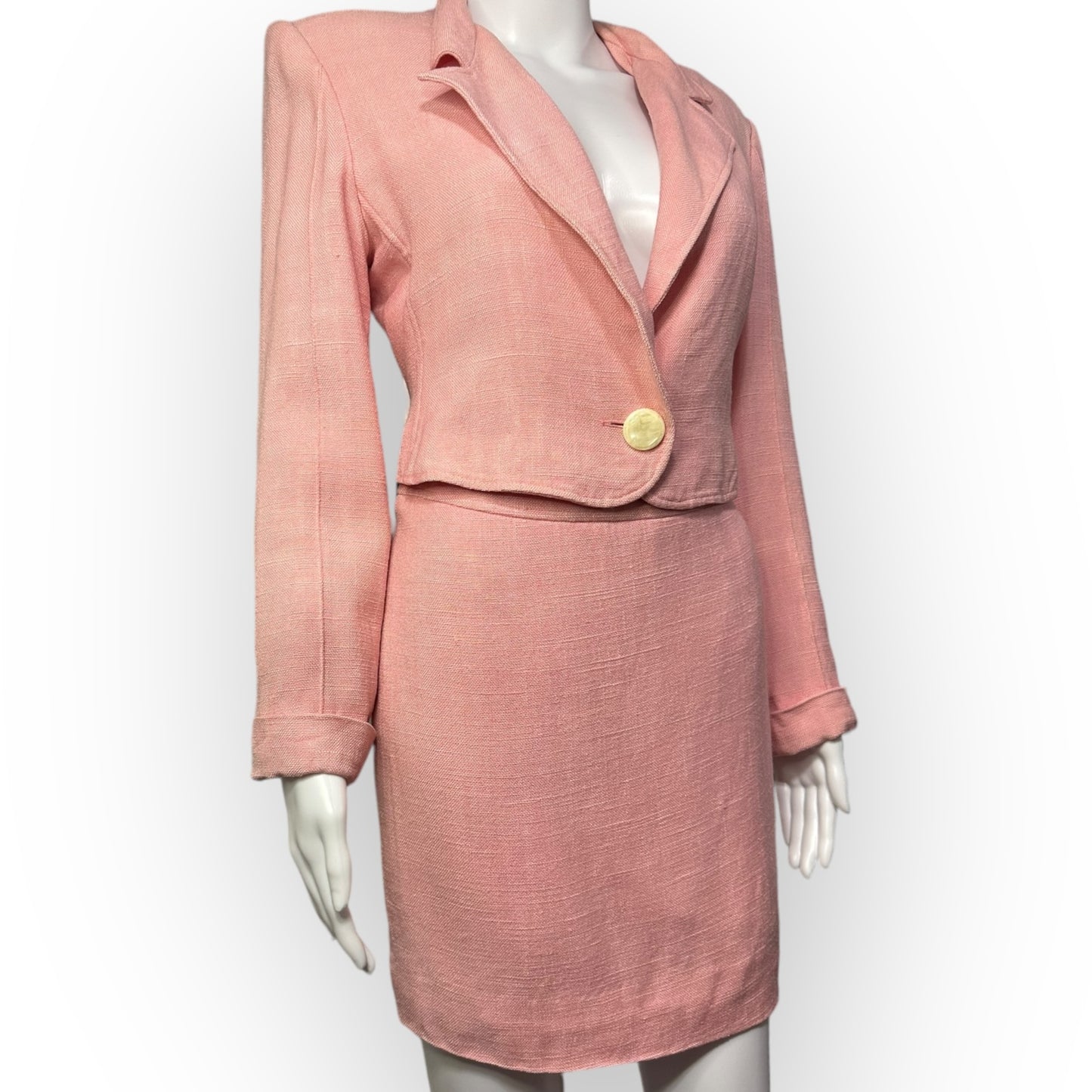 ‘80s Valentino Pink Jacket Set