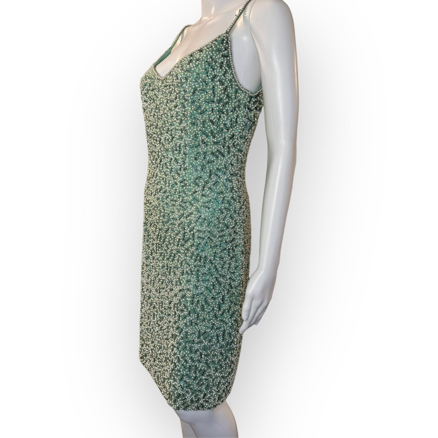 ‘80s Pearl Beaded Minidress