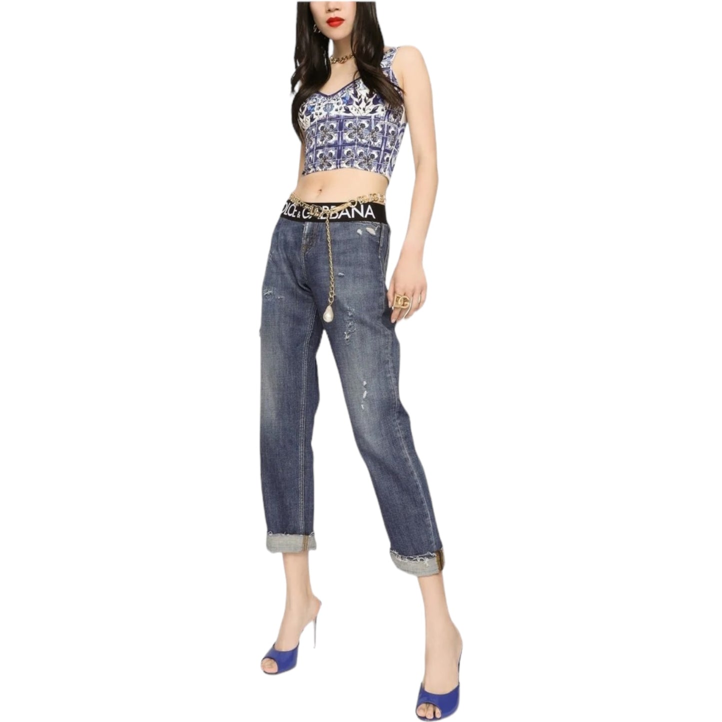 Dolce & Gabbana Logo Band Jeans (current season)