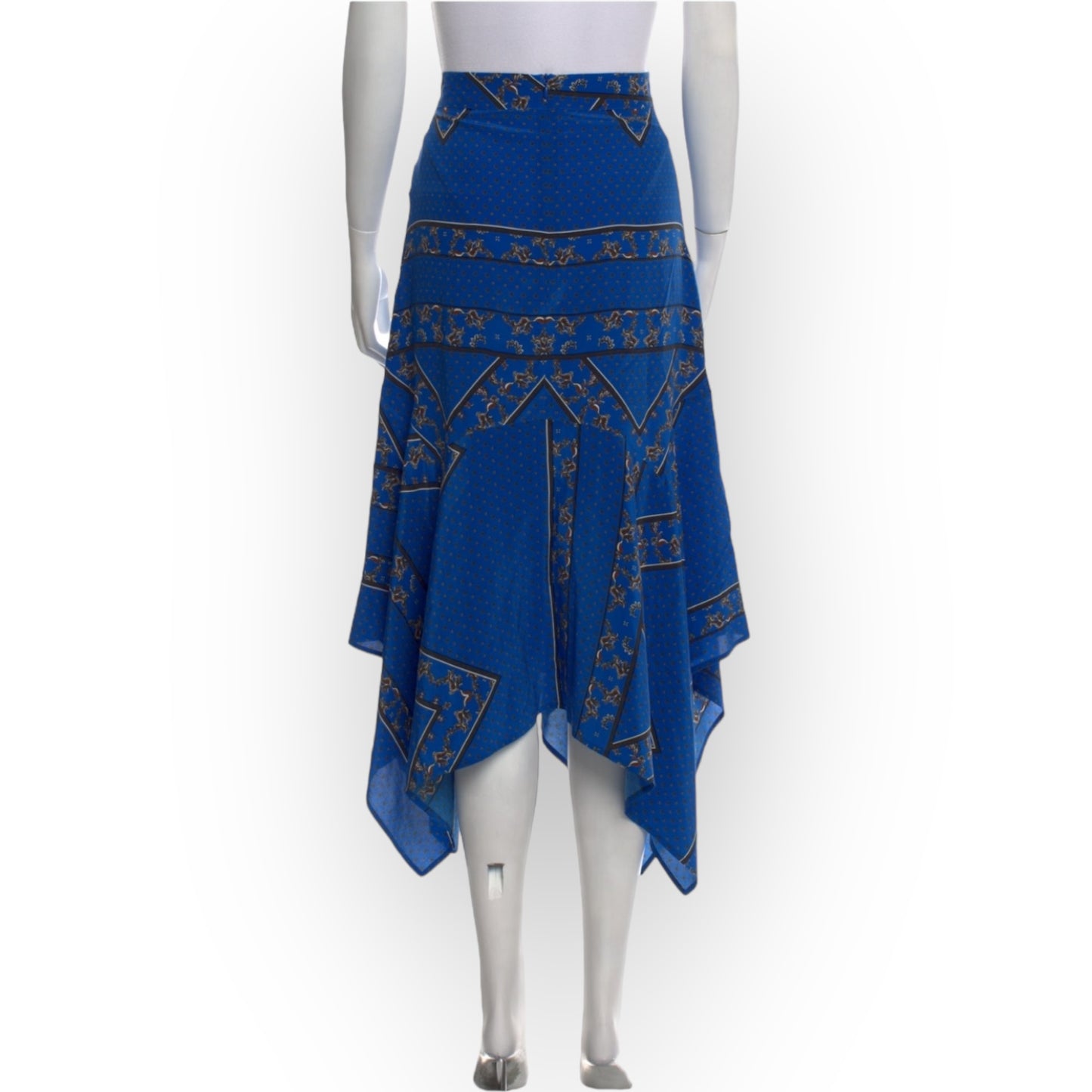 Ganni Silk Midi Skirt (current season)