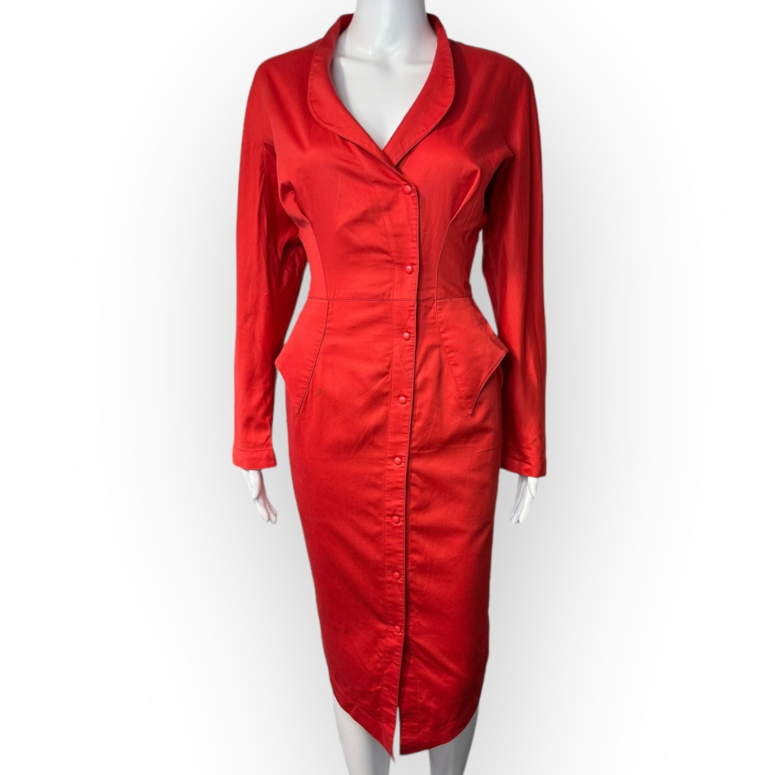 red mugler dress Mr. Mugler was one of the FIRST designers to take a major chance on me, allowing me to wear one of his ICONIC archive pieces for my Grammy red carpet look in