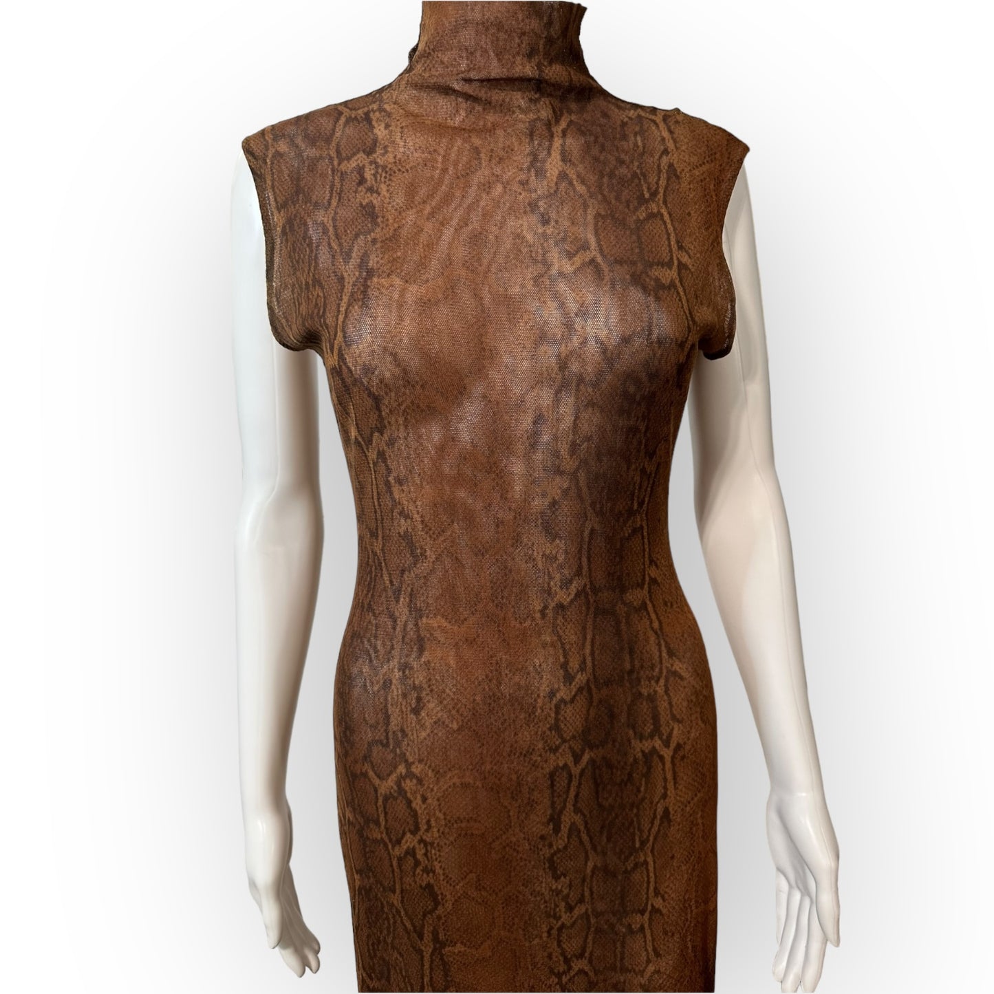 ‘90s Burmese Sheer Midi-Dress