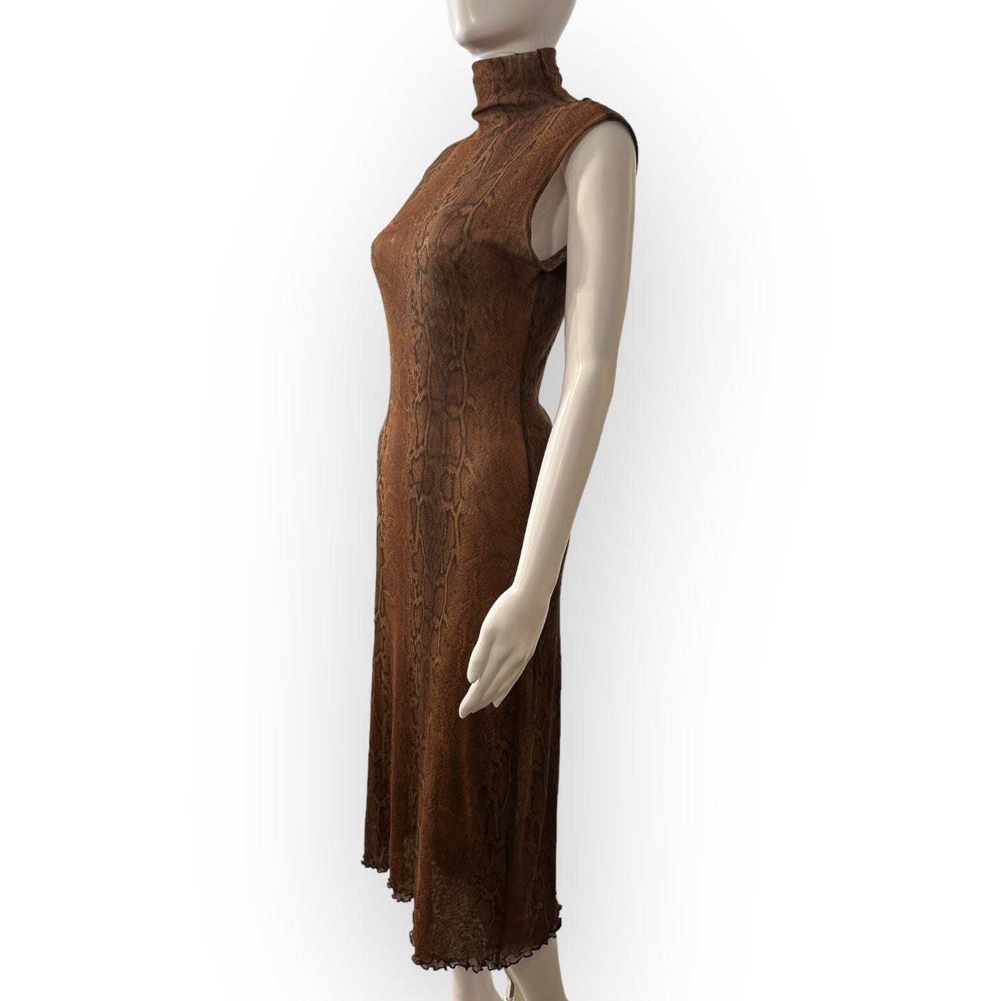 ‘90s Burmese Sheer Midi-Dress