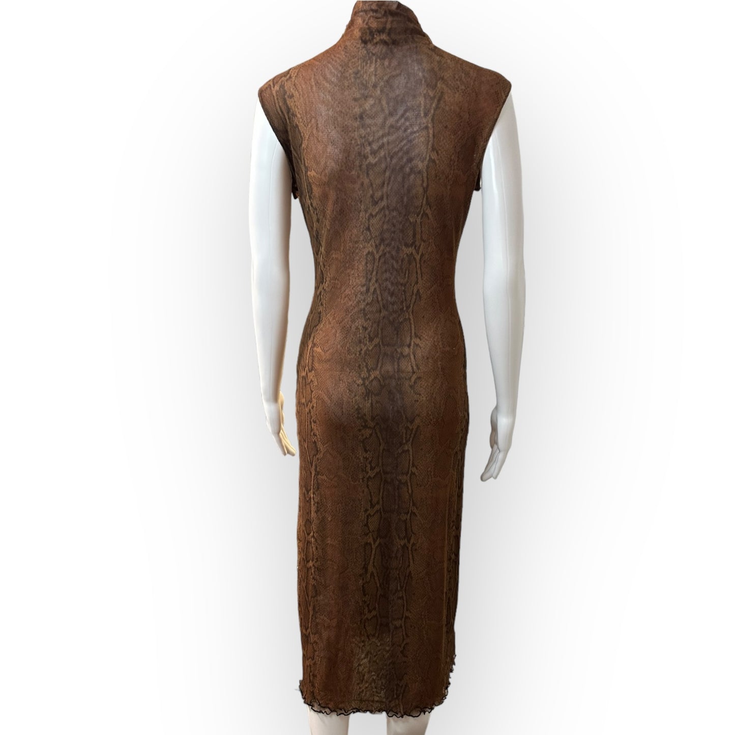 ‘90s Burmese Sheer Midi-Dress