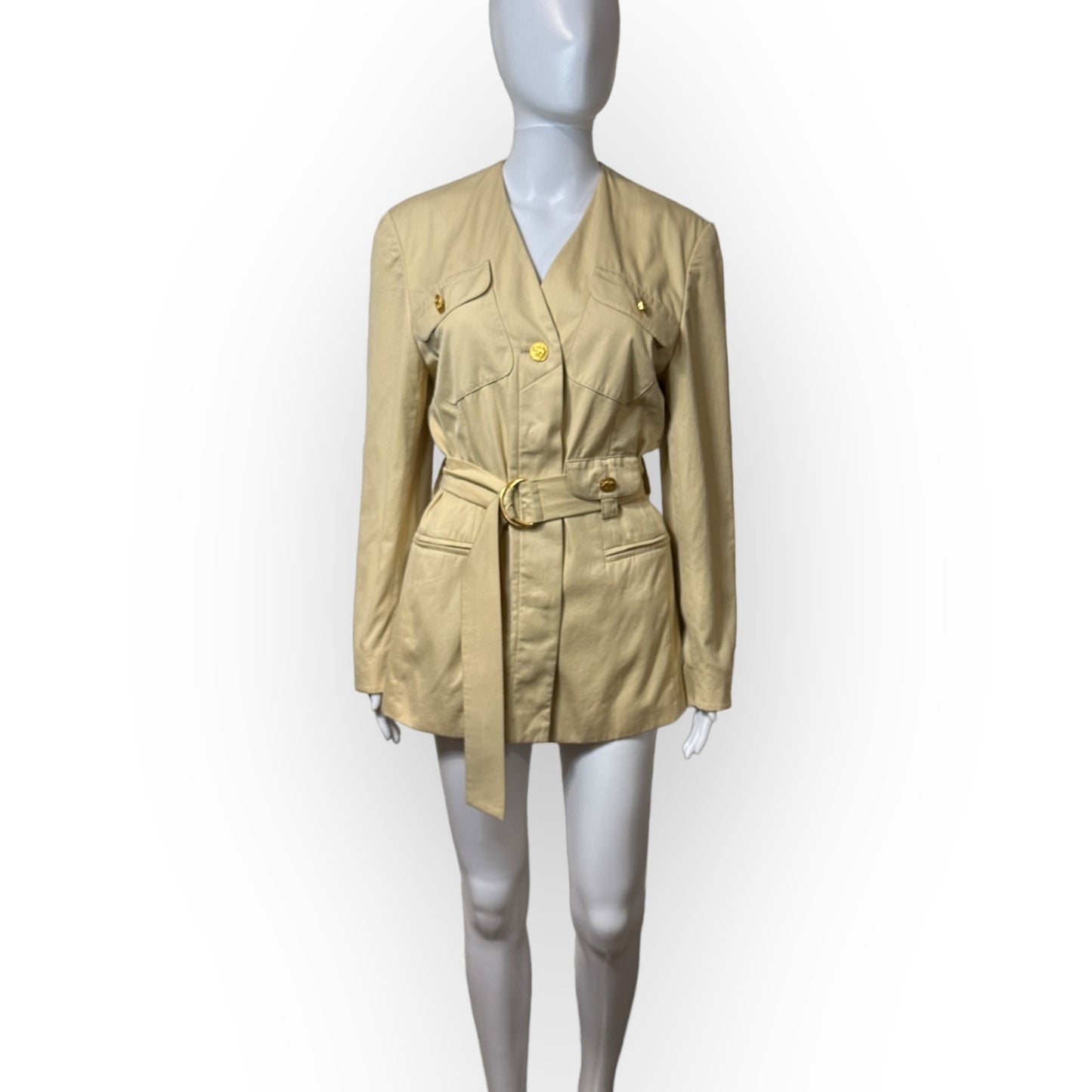 ‘90s Escada Safari Utility Jacket