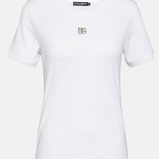 Dolce & Gabbana Embellished Jersey Tee (current season)