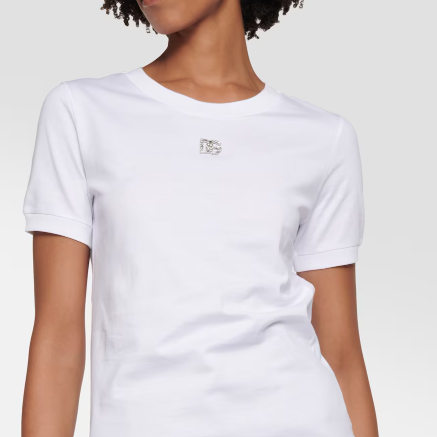 Dolce & Gabbana Embellished Jersey Tee (current season)