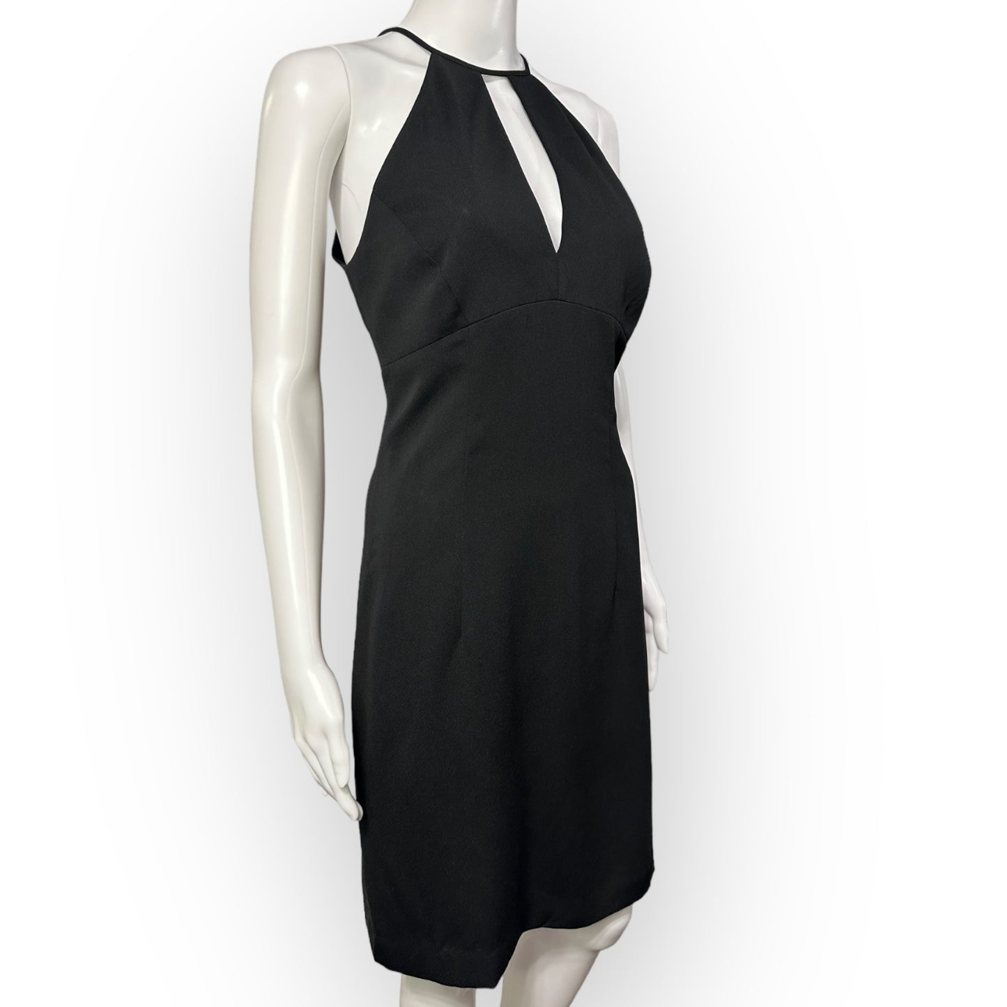 little black dress 90s style Retro 90s Altar'd State Satin Little Black Dress Women's Size S